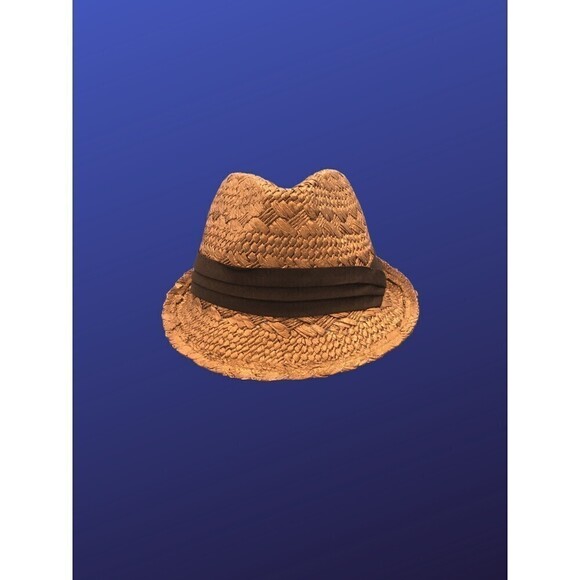 Aldo Women’s FEDORA 100% Straw Hat, Open Weave, BRONZE/BLACK, Size Small, NWOT - Picture 4 of 8